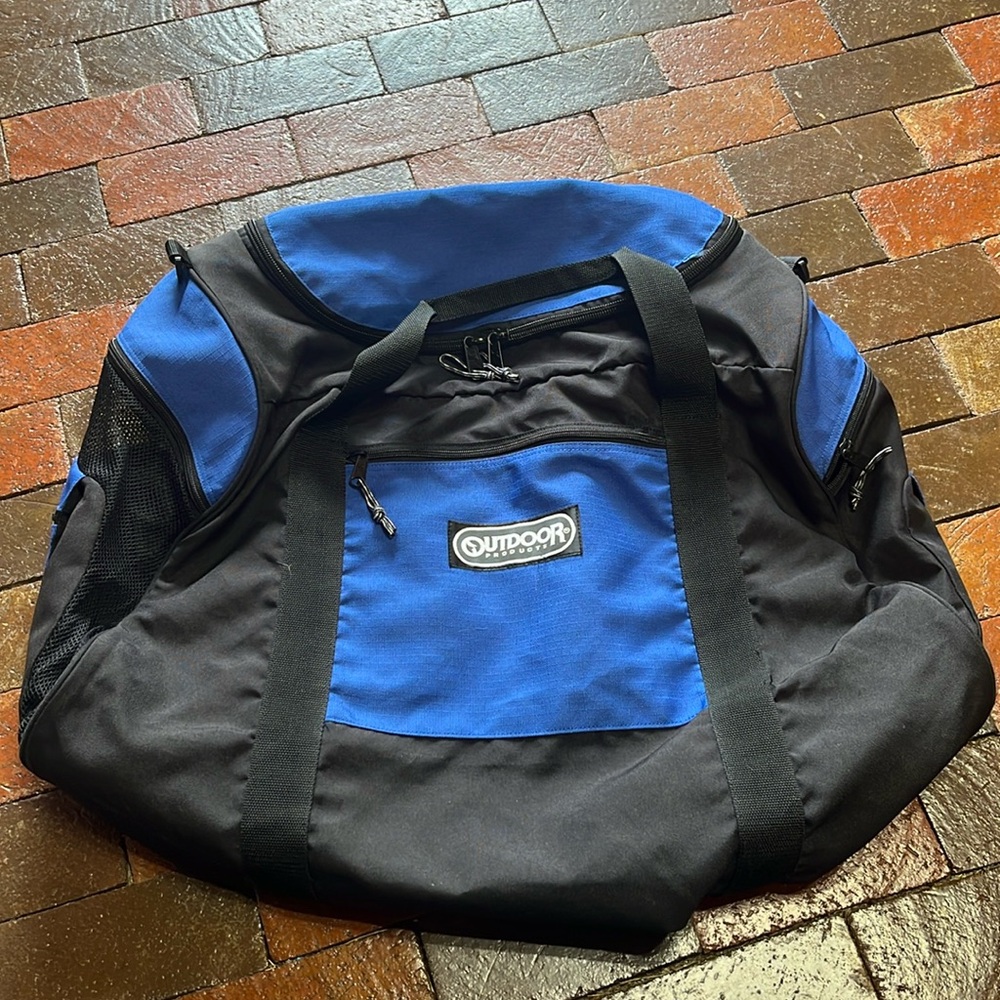 Outdoor Products large duffel bag 24”wide x 15”deep by 18” high